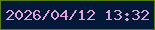 文字の大きさ：5、枠の色：567d0f、背景の色：041839、文字の色：e1a3d7 無料ブログパーツのブログ時計