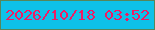 文字の大きさ：3、枠の色：56865b、背景の色：0ec1e9、文字の色：ef1b63 無料ブログパーツのブログ時計