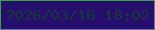 文字の大きさ：1、枠の色：56887b、背景の色：250e6d、文字の色：183a36 無料ブログパーツのブログ時計
