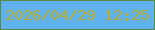 文字の大きさ：3、枠の色：568a42、背景の色：60b2ef、文字の色：b6ae39 無料ブログパーツのブログ時計
