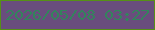 文字の大きさ：5、枠の色：569016、背景の色：694d7d、文字の色：33845c 無料ブログパーツのブログ時計