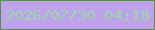 文字の大きさ：3、枠の色：569045、背景の色：bea3ec、文字の色：9cd7a8 無料ブログパーツのブログ時計