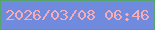 文字の大きさ：2、枠の色：56a46d、背景の色：708add、文字の色：f6abb6 無料ブログパーツのブログ時計