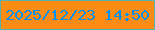 文字の大きさ：1、枠の色：56b3ac、背景の色：fc8c14、文字の色：0290f1 無料ブログパーツのブログ時計