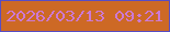 文字の大きさ：4、枠の色：574dc5、背景の色：cd6925、文字の色：cd79d5 無料ブログパーツのブログ時計