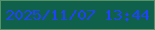 文字の大きさ：4、枠の色：579166、背景の色：0f614b、文字の色：1e43f8 無料ブログパーツのブログ時計