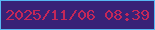 文字の大きさ：1、枠の色：57b8f3、背景の色：382277、文字の色：c42759 無料ブログパーツのブログ時計