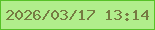 文字の大きさ：3、枠の色：57c228、背景の色：b1ee8c、文字の色：767c42 無料ブログパーツのブログ時計