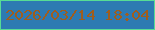 文字の大きさ：4、枠の色：57dc95、背景の色：2d7ab2、文字の色：a05d1d 無料ブログパーツのブログ時計