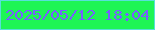 文字の大きさ：4、枠の色：57e0d9、背景の色：1ef555、文字の色：785eff 無料ブログパーツのブログ時計