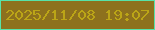 文字の大きさ：2、枠の色：57e2a8、背景の色：8d711d、文字の色：bba517 無料ブログパーツのブログ時計