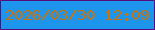 文字の大きさ：1、枠の色：580b7c、背景の色：1d95ec、文字の色：cc7103 無料ブログパーツのブログ時計