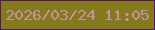 文字の大きさ：2、枠の色：58136f、背景の色：837a1c、文字の色：c691a5 無料ブログパーツのブログ時計