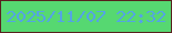 文字の大きさ：1、枠の色：58211e、背景の色：56d871、文字の色：54a4e4 無料ブログパーツのブログ時計