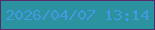 文字の大きさ：1、枠の色：582a68、背景の色：2b929f、文字の色：4498e0 無料ブログパーツのブログ時計
