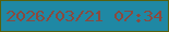 文字の大きさ：3、枠の色：58600c、背景の色：1f88a4、文字の色：8b493d 無料ブログパーツのブログ時計