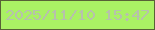文字の大きさ：4、枠の色：586136、背景の色：aaf164、文字の色：b7c1ac 無料ブログパーツのブログ時計