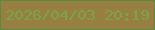 文字の大きさ：4、枠の色：588b3d、背景の色：967f40、文字の色：78a445 無料ブログパーツのブログ時計