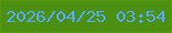 文字の大きさ：5、枠の色：58970f、背景の色：4b9011、文字の色：55abfd 無料ブログパーツのブログ時計