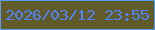 文字の大きさ：3、枠の色：589dee、背景の色：615a29、文字の色：4f83fe 無料ブログパーツのブログ時計