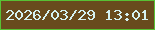 文字の大きさ：1、枠の色：58c134、背景の色：684b1d、文字の色：d5f2f2 無料ブログパーツのブログ時計