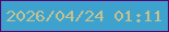 文字の大きさ：5、枠の色：590371、背景の色：3da3ce、文字の色：c3c193 無料ブログパーツのブログ時計