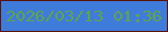 文字の大きさ：1、枠の色：591402、背景の色：3f7bdb、文字の色：5fa44a 無料ブログパーツのブログ時計