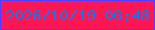 文字の大きさ：5、枠の色：593dff、背景の色：fc1754、文字の色：1b74e3 無料ブログパーツのブログ時計