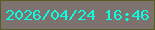 文字の大きさ：5、枠の色：595d23、背景の色：7d726d、文字の色：0afee2 無料ブログパーツのブログ時計