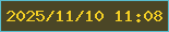文字の大きさ：2、枠の色：59bdce、背景の色：4b4626、文字の色：f3cf25 無料ブログパーツのブログ時計