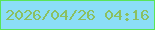 文字の大きさ：2、枠の色：59e557、背景の色：8bdef6、文字の色：8bc061 無料ブログパーツのブログ時計