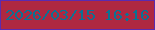 文字の大きさ：5、枠の色：5a2bb0、背景の色：ae2841、文字の色：0b7293 無料ブログパーツのブログ時計