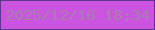 文字の大きさ：2、枠の色：5a3b8a、背景の色：ca53e1、文字の色：a781a7 無料ブログパーツのブログ時計