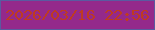 文字の大きさ：4、枠の色：5a5aa0、背景の色：94298b、文字の色：be3b22 無料ブログパーツのブログ時計