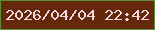 文字の大きさ：5、枠の色：5a9039、背景の色：65280b、文字の色：f1d9e3 無料ブログパーツのブログ時計
