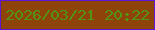 文字の大きさ：5、枠の色：5b17d5、背景の色：8d430a、文字の色：529514 無料ブログパーツのブログ時計