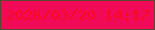 文字の大きさ：2、枠の色：5b4833、背景の色：f10a57、文字の色：fc091f 無料ブログパーツのブログ時計