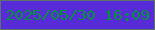 文字の大きさ：3、枠の色：5b726b、背景の色：572bd8、文字の色：04923c 無料ブログパーツのブログ時計