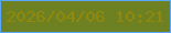 文字の大きさ：5、枠の色：5ba6fe、背景の色：6d8122、文字の色：90890b 無料ブログパーツのブログ時計