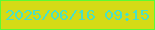 文字の大きさ：5、枠の色：5bfb35、背景の色：d4db16、文字の色：4ae0c5 無料ブログパーツのブログ時計