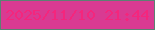 文字の大きさ：4、枠の色：5c8073、背景の色：d93a92、文字の色：f4267d 無料ブログパーツのブログ時計