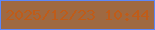文字の大きさ：2、枠の色：5c87f9、背景の色：9f6941、文字の色：bf5c19 無料ブログパーツのブログ時計