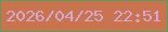 文字の大きさ：4、枠の色：5c9d5f、背景の色：c9734f、文字の色：d4a6d0 無料ブログパーツのブログ時計