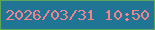 文字の大きさ：3、枠の色：5ca65f、背景の色：207595、文字の色：ed8590 無料ブログパーツのブログ時計