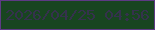文字の大きさ：5、枠の色：5d3a84、背景の色：184520、文字の色：35314d 無料ブログパーツのブログ時計