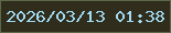 文字の大きさ：2、枠の色：5d6749、背景の色：302d1c、文字の色：a1daf1 無料ブログパーツのブログ時計