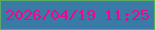 文字の大きさ：1、枠の色：5dab62、背景の色：3a7aa6、文字の色：ee0786 無料ブログパーツのブログ時計