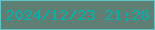 文字の大きさ：1、枠の色：5dc5c4、背景の色：5f7f74、文字の色：09b0aa 無料ブログパーツのブログ時計