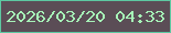 文字の大きさ：4、枠の色：5dc8a1、背景の色：5b4d56、文字の色：a6f3b7 無料ブログパーツのブログ時計