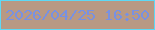 文字の大きさ：1、枠の色：5dd9f6、背景の色：b89984、文字の色：7891e2 無料ブログパーツのブログ時計